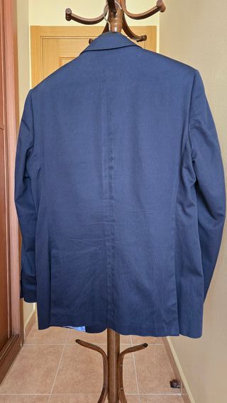 Americana caballero azul marino