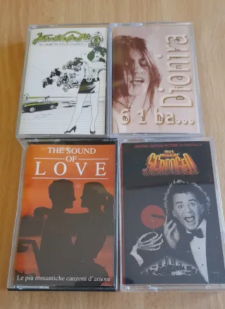 Musicassette compilation varie vintage