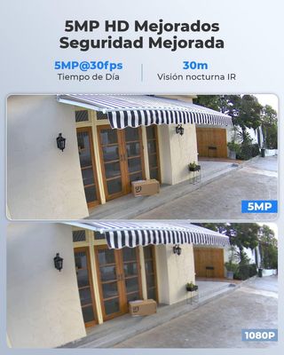 Cámara de seguridad exterior Reolink PoE de 5 MP