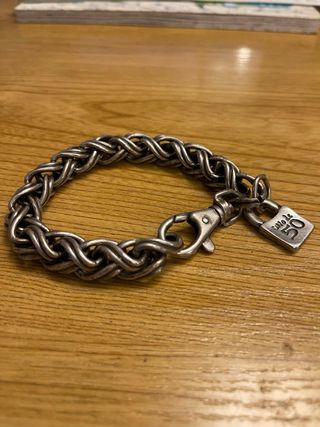 Pulsera Plata Hombre UNOde50