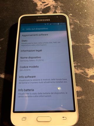 Samsung Galaxy J3 (2016) Bianco
