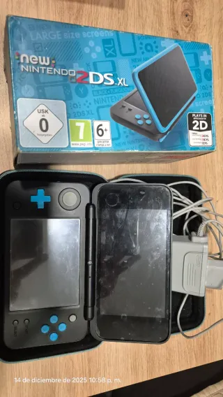 Nintendo 2DS XL Negra/Turquesa