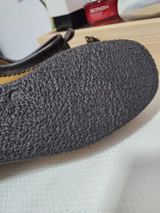 Mocasines de Piel Beige y Marrón