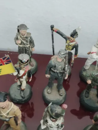 Figuras de plomo antiguas almirall palou