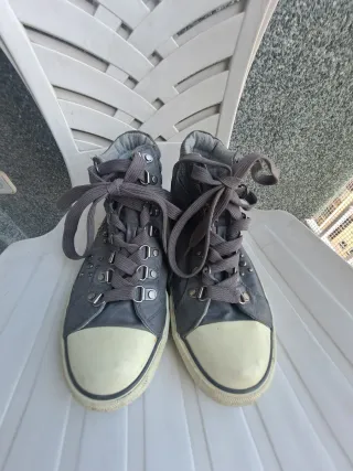 Bamba alta PIEL Talla 37 Mujer