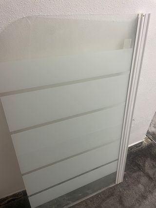 Vidrio decorativo para baño en buen estado