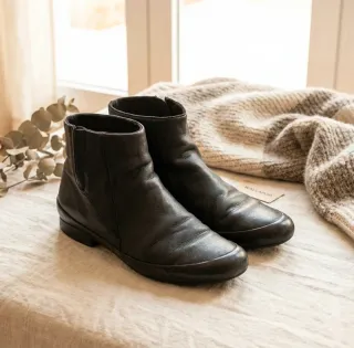 Botines Camper Piel Negros Talla 39