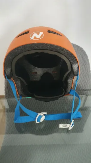 Casco Nerf Naranja Niño