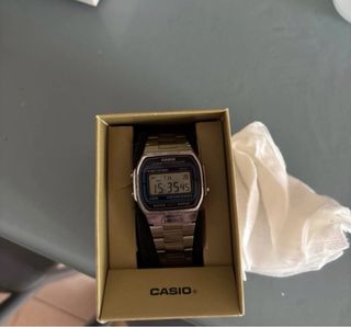 Reloj Casio Alarm Chronograph Plata/Azul