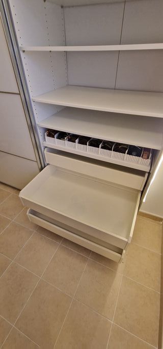 ARMARIO PUERTAS CORREDERAS PAX 2m VIDRIO BLANCO