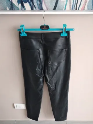 Leggings lucidi donna neri