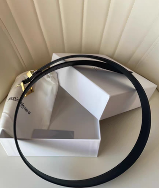 Cinturón YSL negro mujer 105cm original