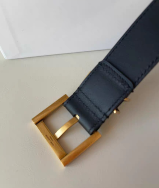 Cinturón YSL negro mujer 105cm original