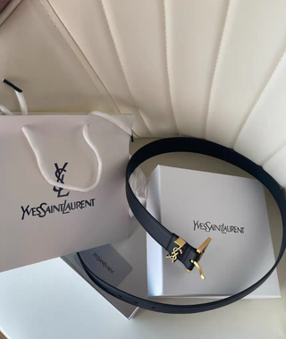 Cinturón YSL negro mujer 105cm original