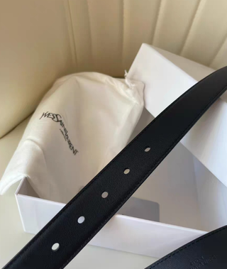 Cinturón YSL negro mujer 105cm original