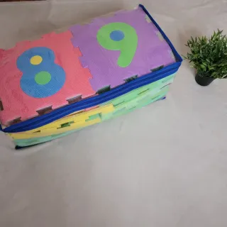 Alfombra infantil XXL Puzzle 110 Piezas n°y letras