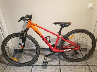 Bicicleta infantil MOONTY roja/naranja