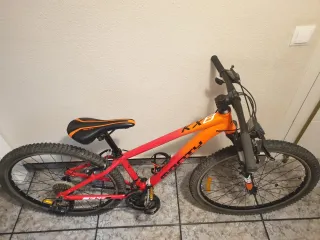 Bicicleta infantil MOONTY roja/naranja