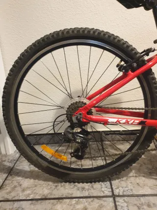 Bicicleta infantil MOONTY roja/naranja