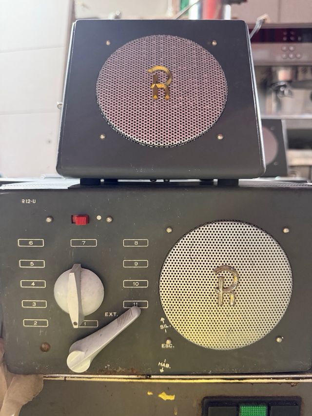 Set di Megafonia Industriale/Navale Antico