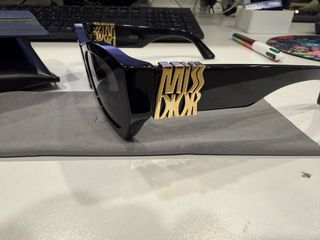 Gafas de Sol Christian Dior Negras y Doradas