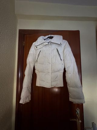 Chaquetón blanco para nieve