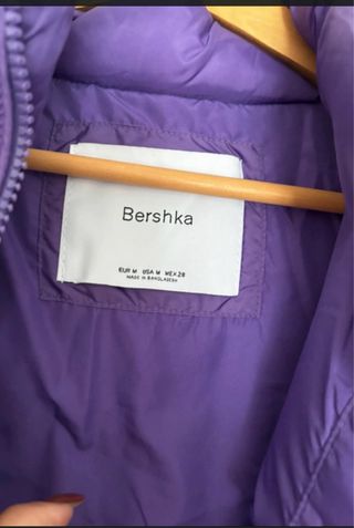 Chaleco Morado Bershka Talla M