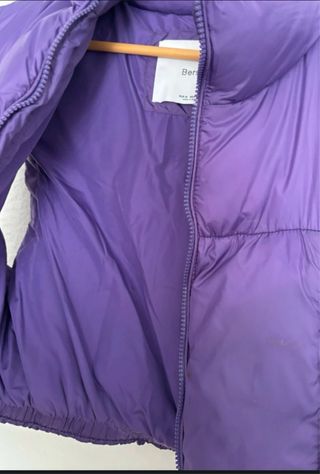 Chaleco Morado Bershka Talla M
