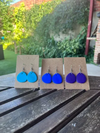 Pendientes hechos a mano arcilla polimérica