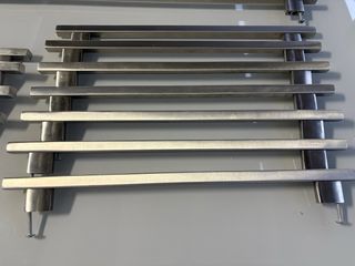 Juego tiradores puertas metal