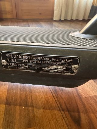 Patinete eléctrico negro xiaomi