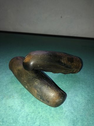 Manopole in osso per biciclette d’epoca.