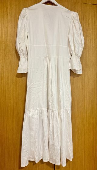 Vestido blanco roto Coosy Sister