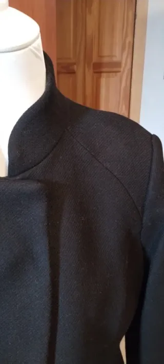 Cappotto donna 75% lana nero