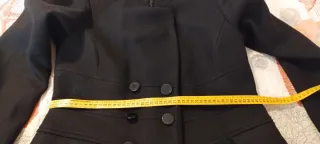 Cappotto donna 75% lana nero