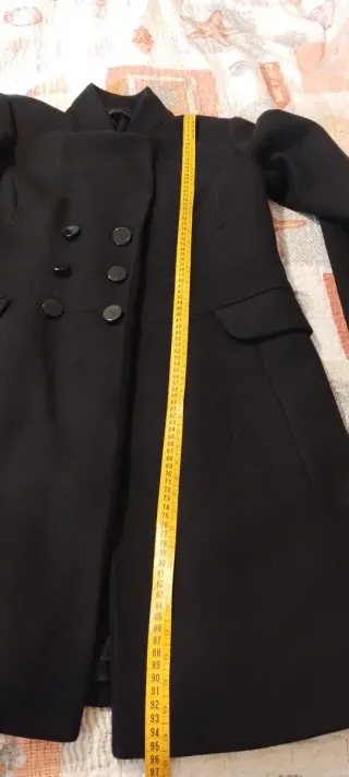 Cappotto donna 75% lana nero