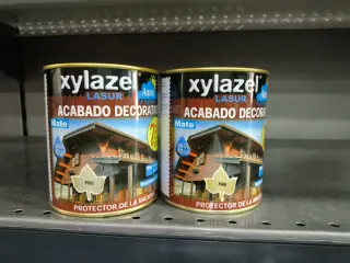 2x Xylazel Lasur Al Agua Mate Pino 750ml