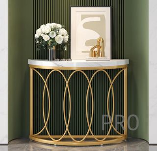 Tavolo consolle dorato - Tribesigns
