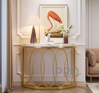 Tavolo consolle dorato - Tribesigns