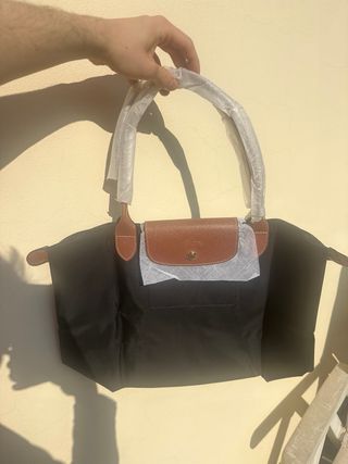 Borsa Longchamp Nera e Marrone