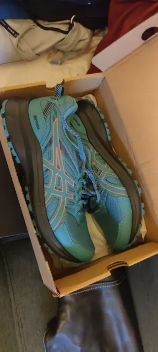 Zapatillas ASICS Azul y Naranja