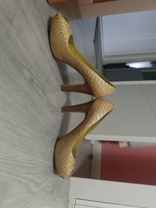 Zapatos tacón Nine West serpiente