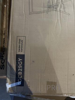 Juego de 2 sillas de jardín