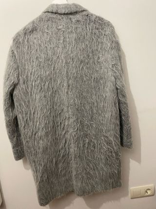 Abrigo pelo gris Bimba y Lola Talla única