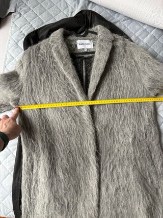 Abrigo pelo gris Bimba y Lola Talla única