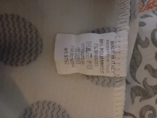 Falda lunares blanca y negra acampanada