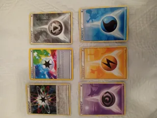 6 Cartas Pokémon Energía