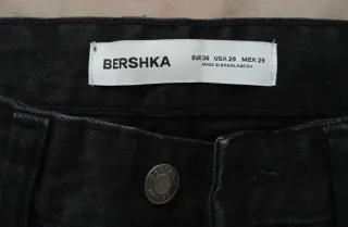 Pantalón Bershka Negro Talla 36