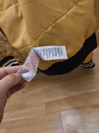 Cazadora Majestic Sox Dorada Talla L