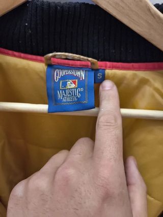 Cazadora Majestic Sox Dorada Talla L